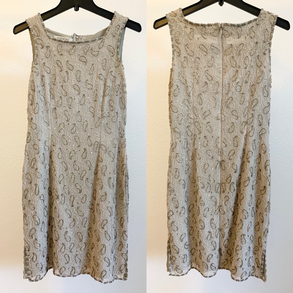 💙VINTAGE Phoebe Beaded Dress